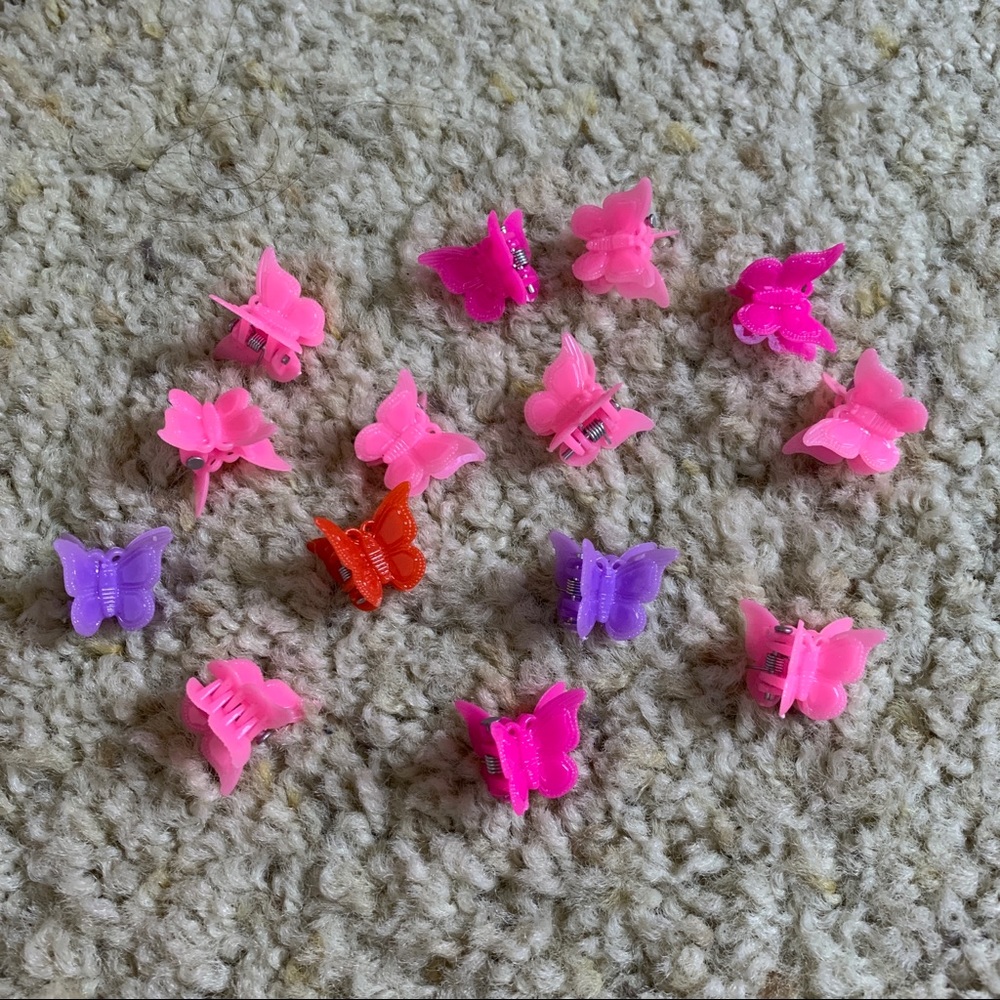 Butterfly Clips multi color Y2K/90’s/00’s style